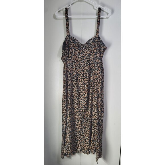 NATURAL LIFE Women's L/XL Floral Maxi Sundress Boho Cottagecore Whimsy Country - Picture 2 of 9